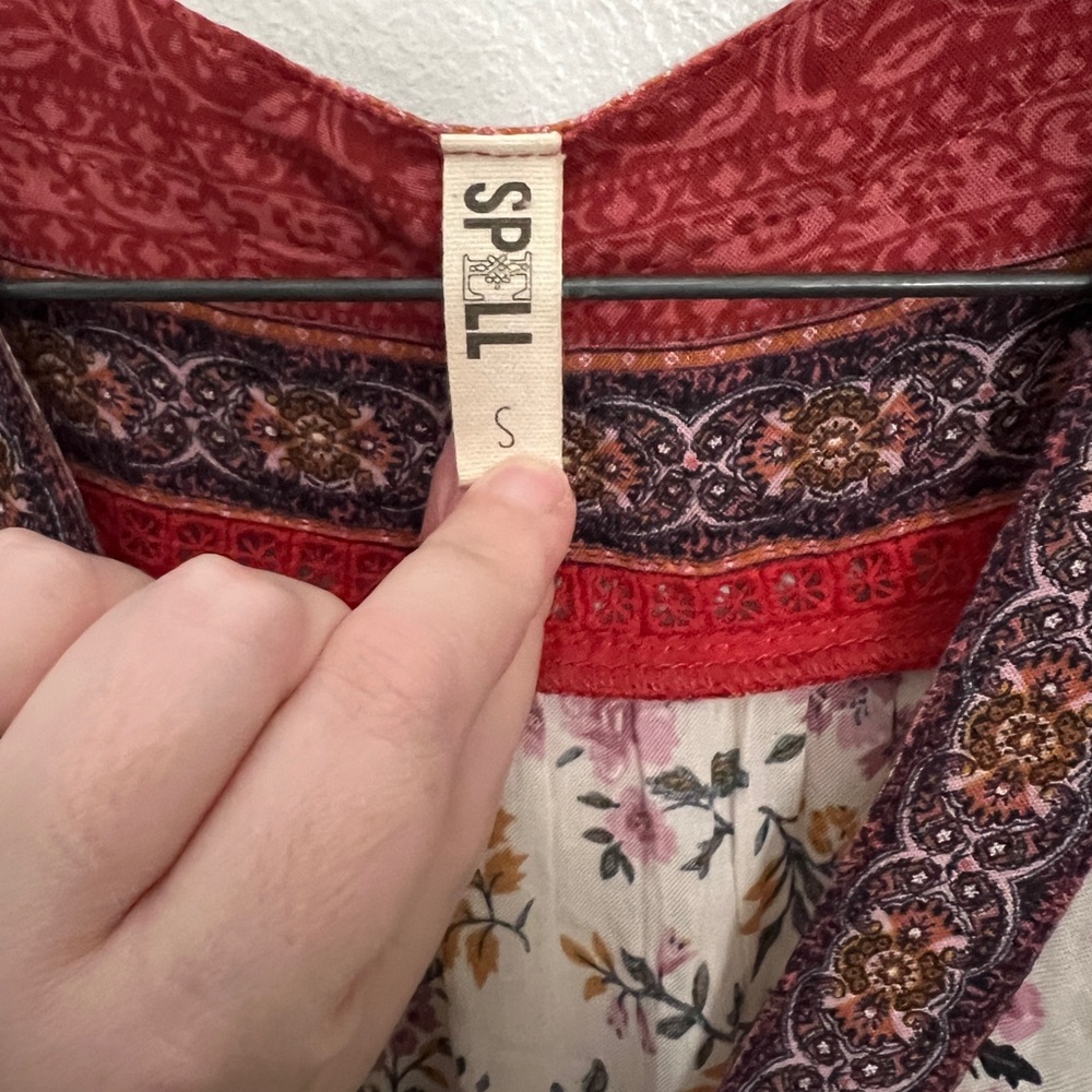 Spell & The Gypsy Elle Gown in Rosewood size small - Picture 5 of 9